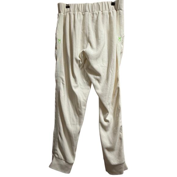 Dudley Stephens White Terry Fleece Elastic Waist Size Large Sweatpants - Picture 6 of 6